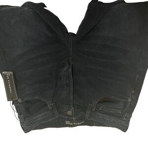 Veronica Beard Blake High Rise Straight Jeans Black Size 28/6 Women's Dark Wash